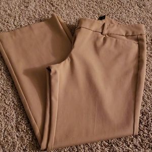 New York & Company Khaki 7th Ave Dress pants EUC